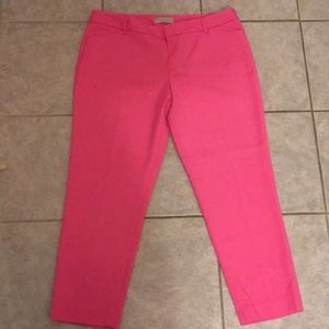 Pink Gap Slim Crop Trousers size 12
